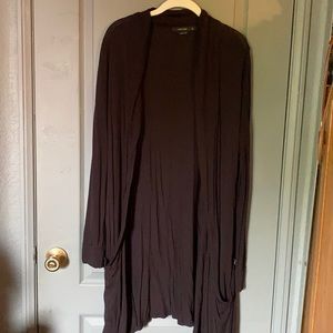 Long sleeve black cardigan
